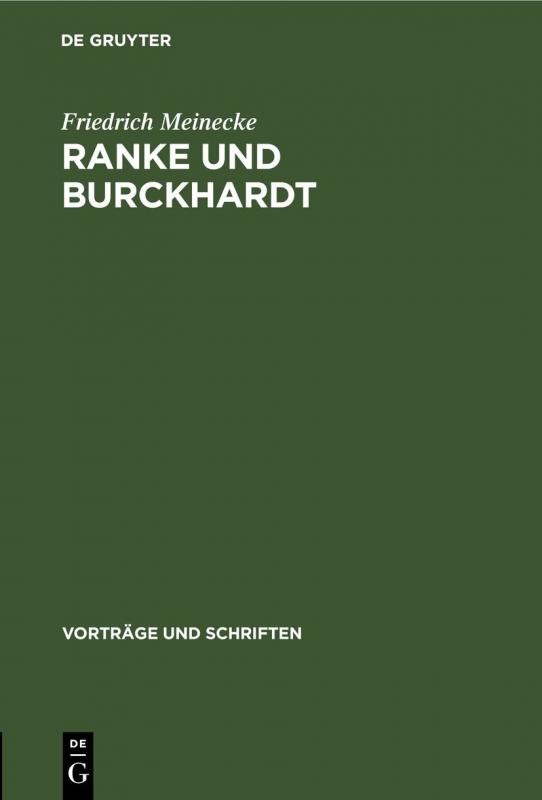 Cover-Bild Ranke und Burckhardt