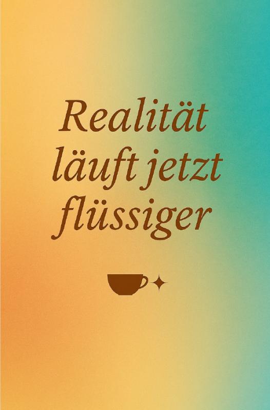 Cover-Bild Realität läuft jetzt flüssiger