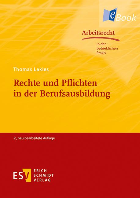 Cover-Bild Rechte und Pflichten in der Berufsausbildung