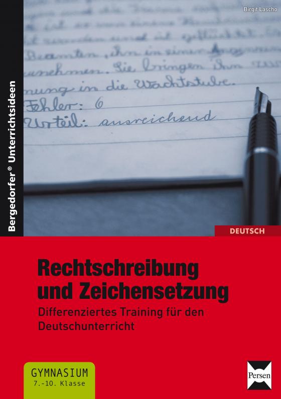 Cover-Bild Rechtschreibung und Zeichensetzung
