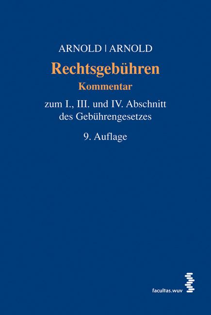 Cover-Bild Rechtsgebühren