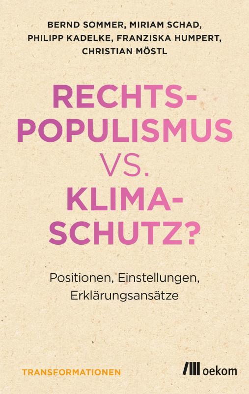 Cover-Bild Rechtspopulismus vs. Klimaschutz?