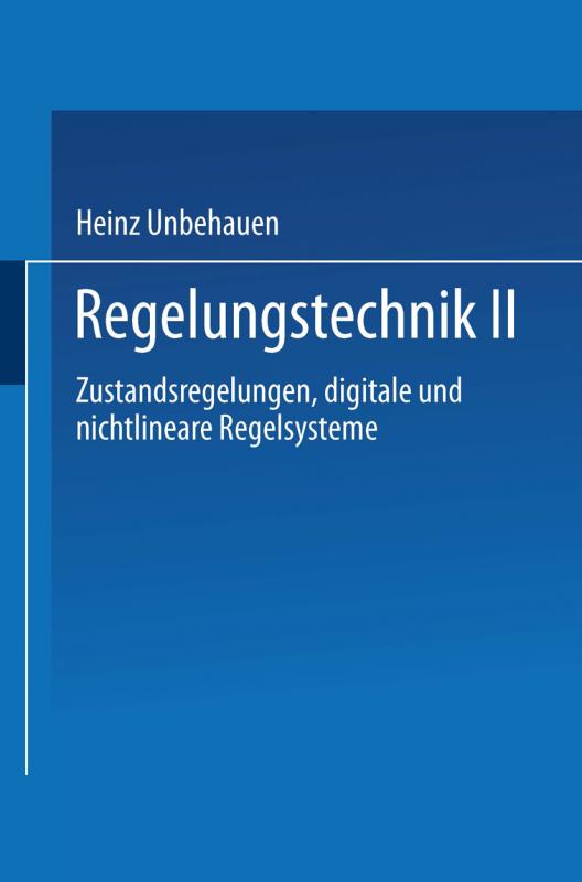 Cover-Bild Regelungstechnik II