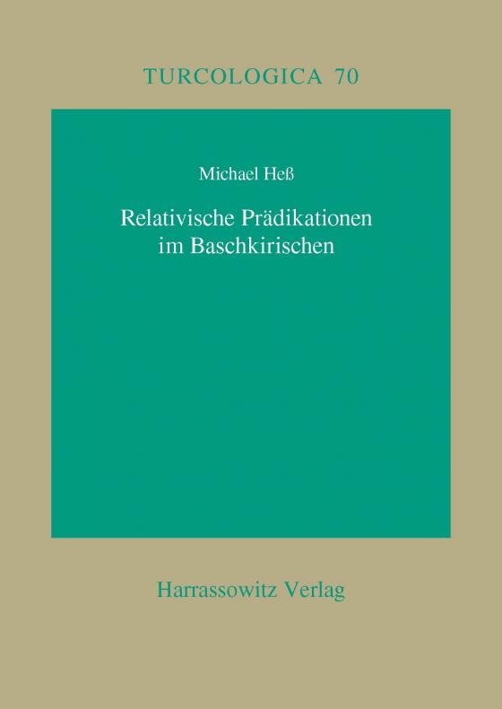 Cover-Bild Relativische Prädikationen im Baschkirischen