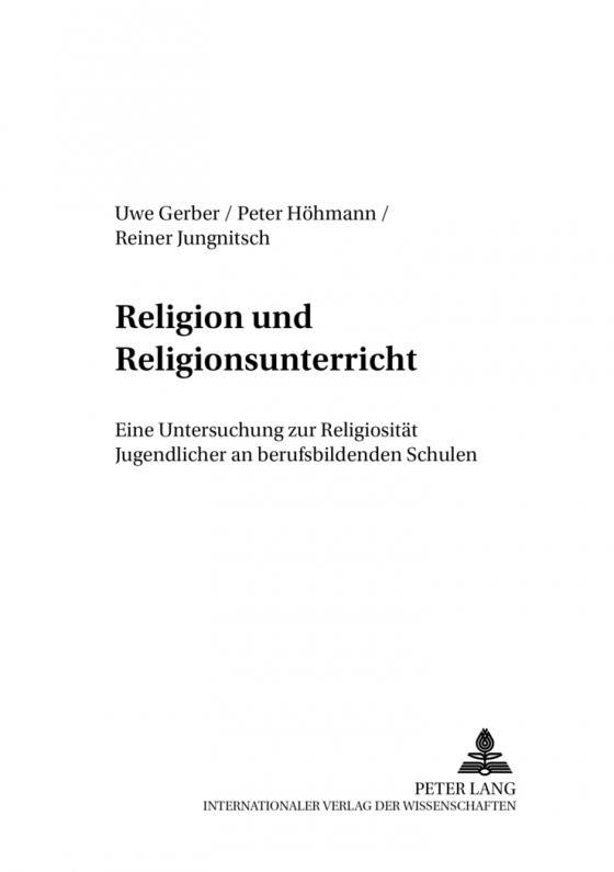 Cover-Bild Religion und Religionsunterricht