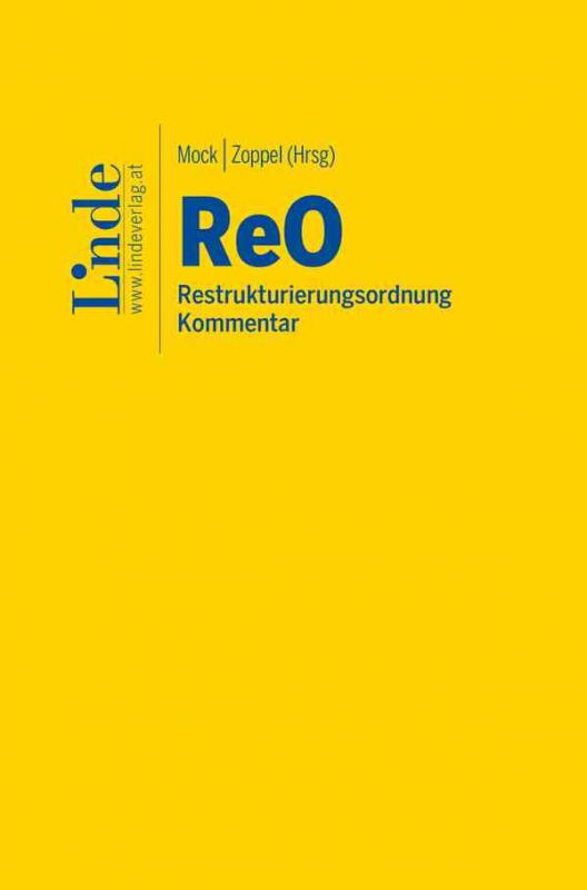 Cover-Bild ReO I Restrukturierungsordnung
