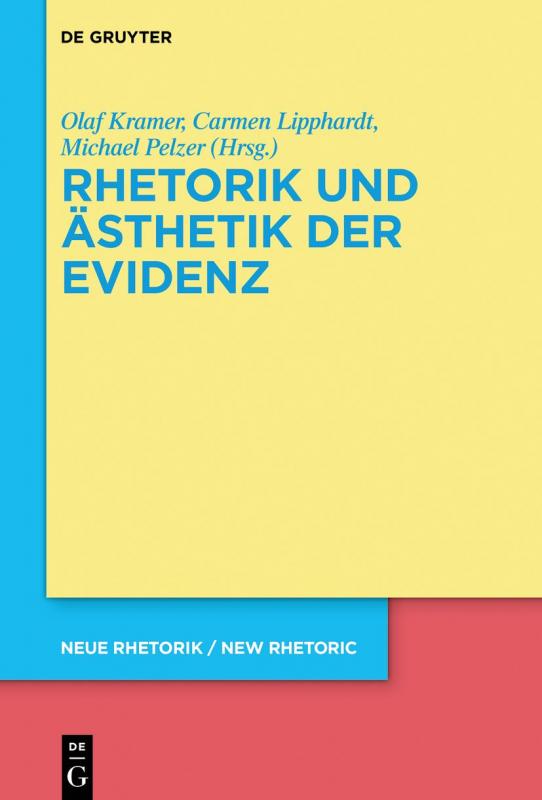 Cover-Bild Rhetorik und Ästhetik der Evidenz