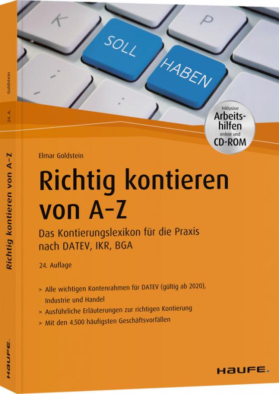 Cover-Bild Richtig kontieren von A-Z - inkl. Arbeitshilfen online und CD-ROM