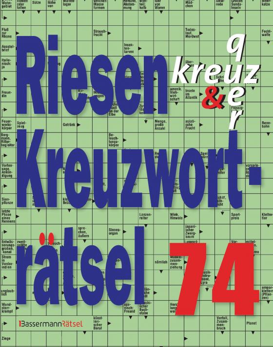 Cover-Bild Riesen-Kreuzworträtsel 74 (5 Exemplare à 2,99 €)