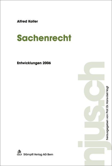 Cover-Bild Sachenrecht