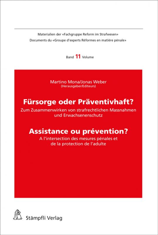 Cover-Bild Sackgasse Verwahrung/Internement: Dans l'impasse?