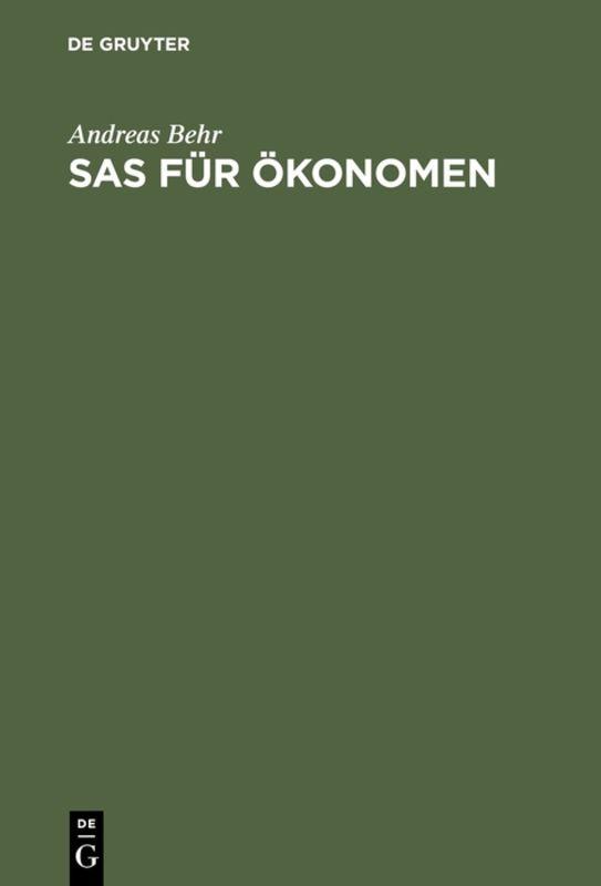Cover-Bild SAS für Ökonomen