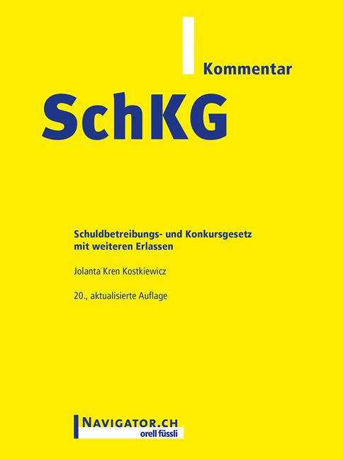Cover-Bild SchKG Kommentar