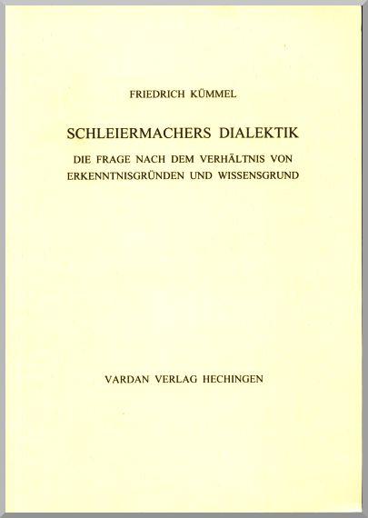 Cover-Bild Schleiermachers Dialektik