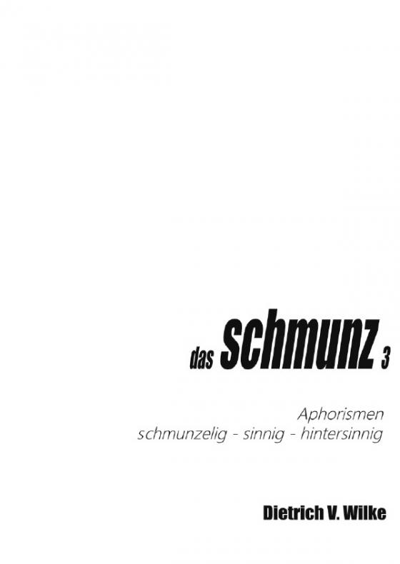 Cover-Bild Schmunz / das Schmunz 3
