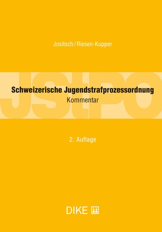 Cover-Bild Schweizerische Jugendstrafprozessordnung (JStPO)