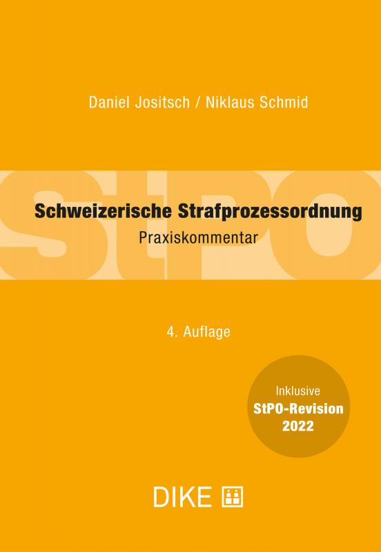 Cover-Bild Schweizerische Strafprozessordung