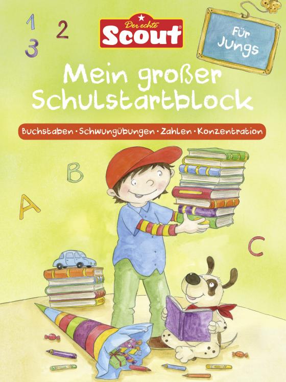 Cover-Bild Scout - Mein großer Schulstartblock für Jungs