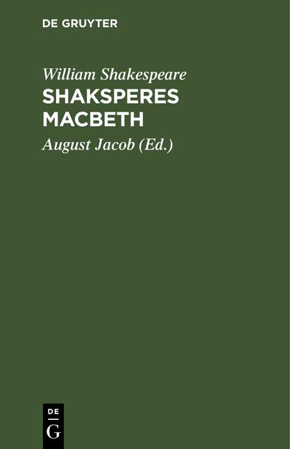 Cover-Bild Shaksperes Macbeth