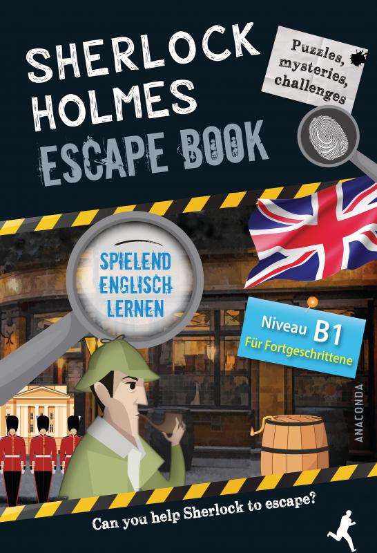 Cover-Bild Sherlock Holmes Escape Book. Spielend Englisch lernen - für Fortgeschrittene Sprachniveau B1