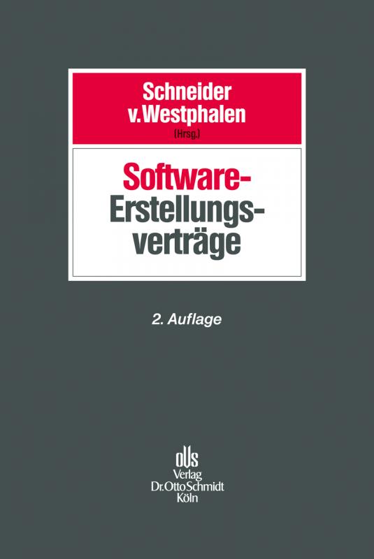 Cover-Bild Software-Erstellungsverträge