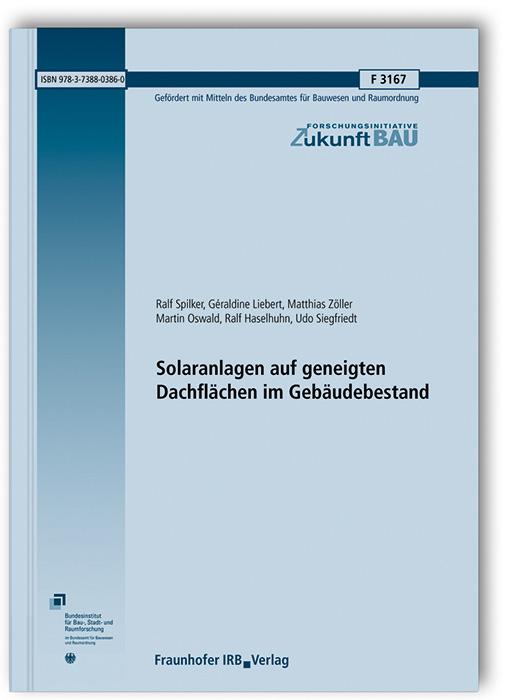 Cover-Bild Solaranlagen auf geneigten Dachflächen im Gebäudebestand
