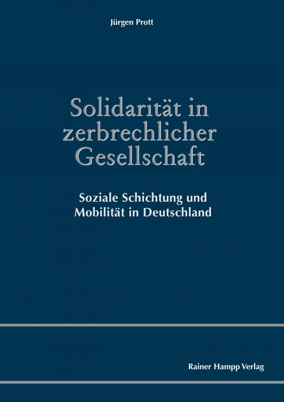 Cover-Bild Solidarität in zerbrechlicher Gesellschaft
