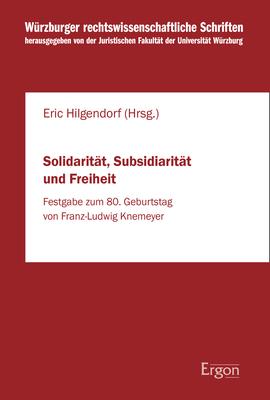 Cover-Bild Solidarität, Subsidiarität und Freiheit