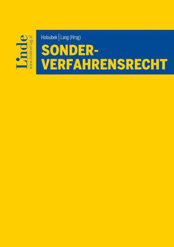 Cover-Bild Sonderverfahrensrecht