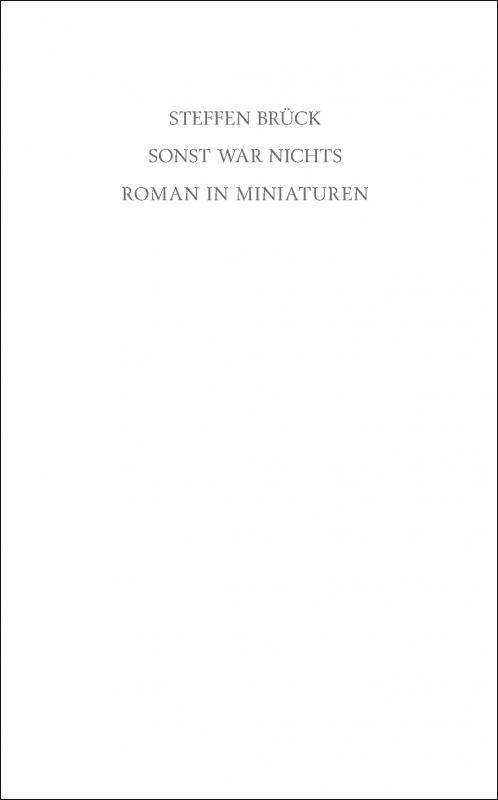 Cover-Bild Sonst war nichts