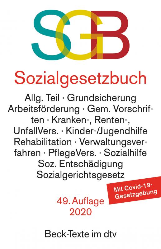 Cover-Bild Sozialgesetzbuch mit Sozialgerichtsgesetz, mit Sozialgerichtsgesetz