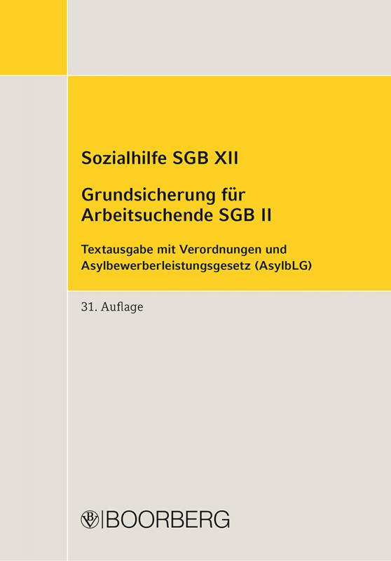 Cover-Bild Sozialhilfe SGB XII, Grundsicherung für Arbeitsuchende SGB II