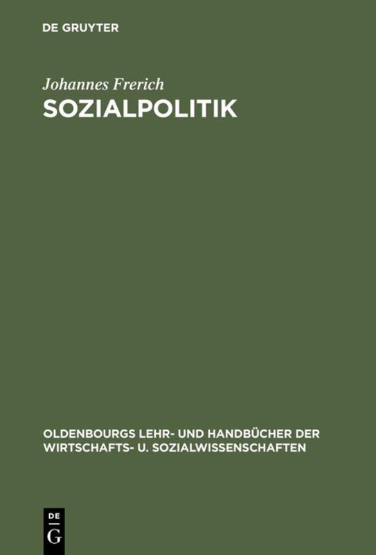 Cover-Bild Sozialpolitik