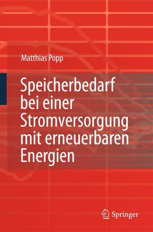 Cover-Bild Speicherbedarf bei einer Stromversorgung mit erneuerbaren Energien