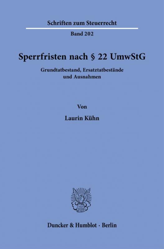 Cover-Bild Sperrfristen nach § 22 UmwStG