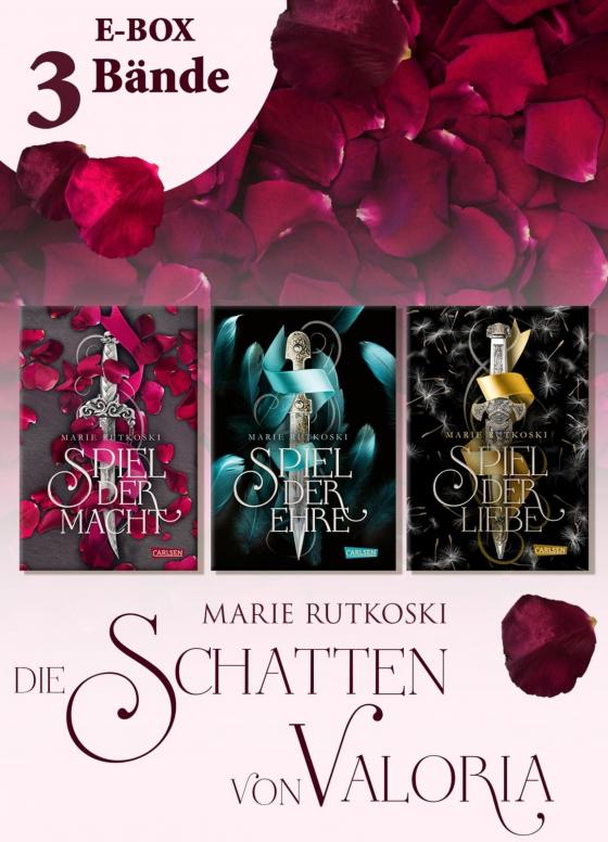 Cover-Bild Spiel der Macht – Band 1-3 der romantischen Fantasy-Serie im Sammelband (Die Schatten von Valoria)