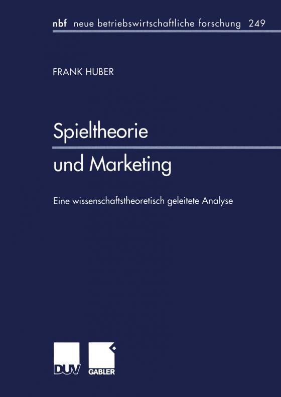 Cover-Bild Spieltheorie und Marketing