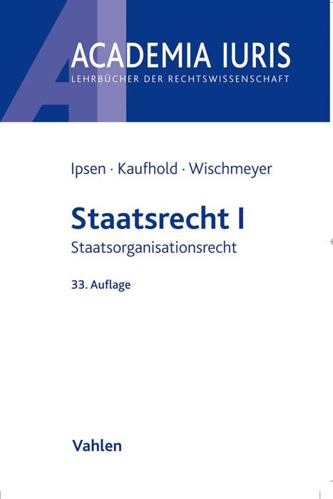 Cover-Bild Staatsrecht I