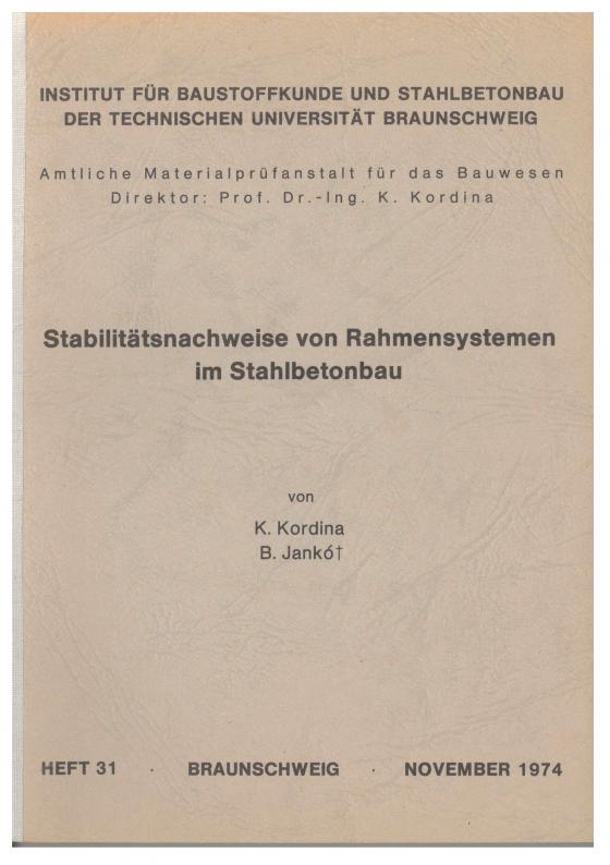 Cover-Bild Stabilitätsnachweise von Rahmensystemen im Stahlbetonbau