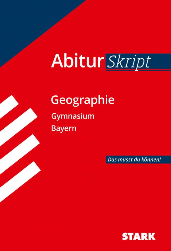 Cover-Bild STARK AbiturSkript - Geographie - Bayern