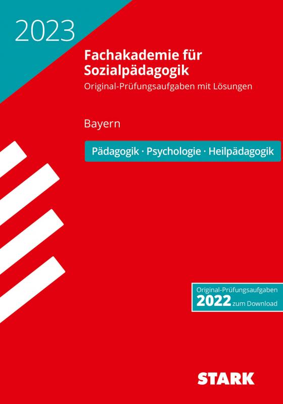 Cover-Bild STARK Abschlussprüfung Fachakademie 2023 - Pädagogik, Psychologie, Heilpädagogik - Bayern