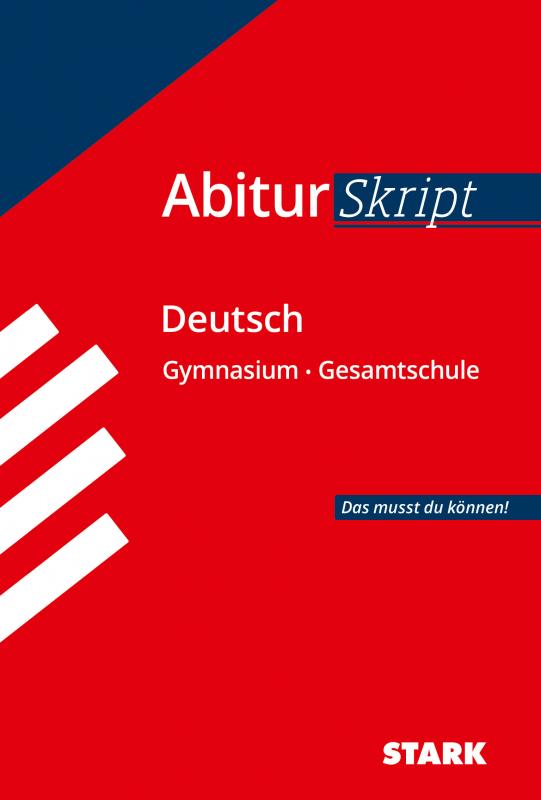 Cover-Bild STARK Deutsch - AbiturSkript