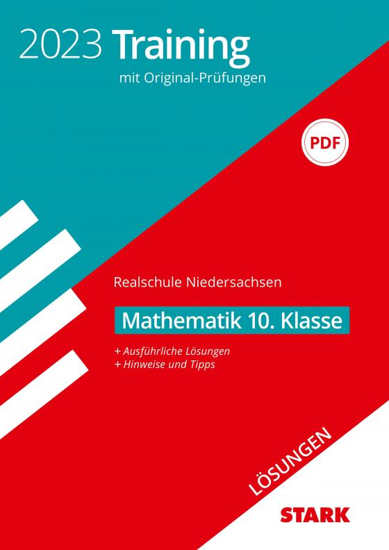 Cover-Bild STARK Lösungen zu Original-Prüfungen und Training Abschlussprüfung Realschule 2023 - Mathematik - Niedersachsen
