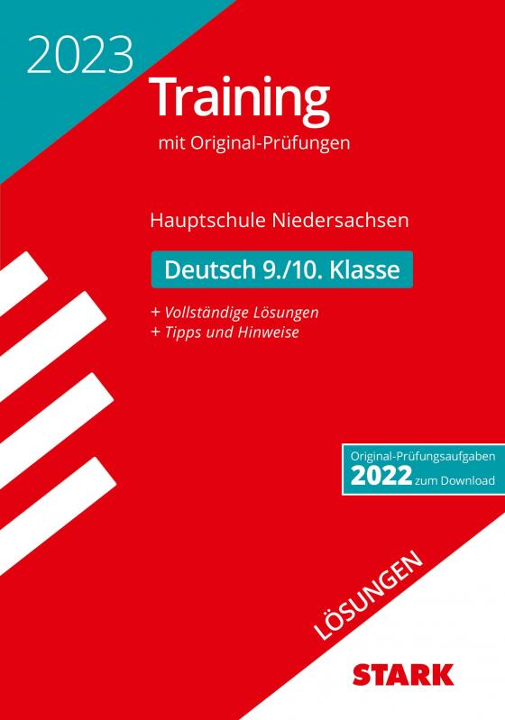 Cover-Bild STARK Lösungen zu Original-Prüfungen und Training Hauptschule 2023 - Deutsch 9./10. Klasse - Niedersachsen