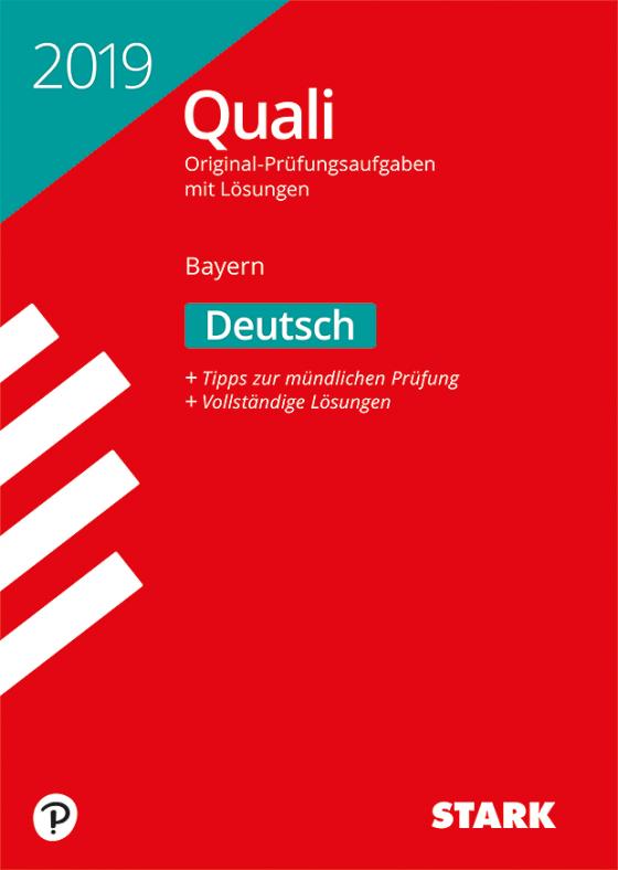 Cover-Bild STARK Original-Prüfungen Quali Mittelschule 2019 - Deutsch 9. Klasse - Bayern