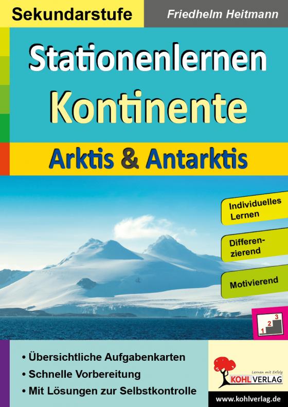 Cover-Bild Stationenlernen Kontinente / Arktis & Antarktis