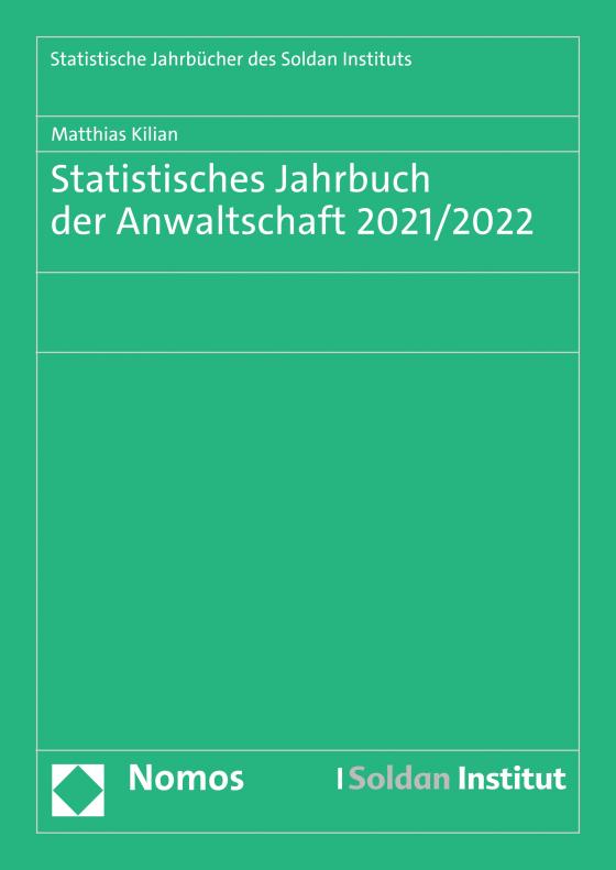 Cover-Bild Statistisches Jahrbuch der Anwaltschaft 2021/2022