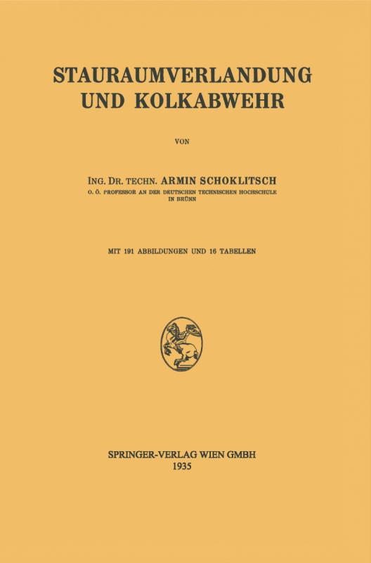Cover-Bild Stauraumverlandung und Kolkabwehr
