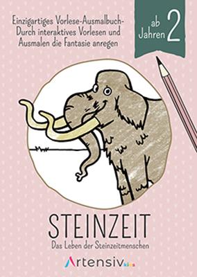 Cover-Bild Steinzeit - Malbuch ab 3 Jahren
