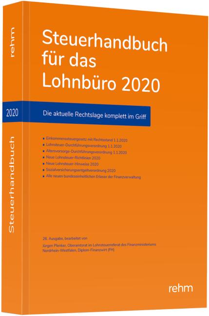 Cover-Bild Steuerhandbuch für das Lohnbüro 2020